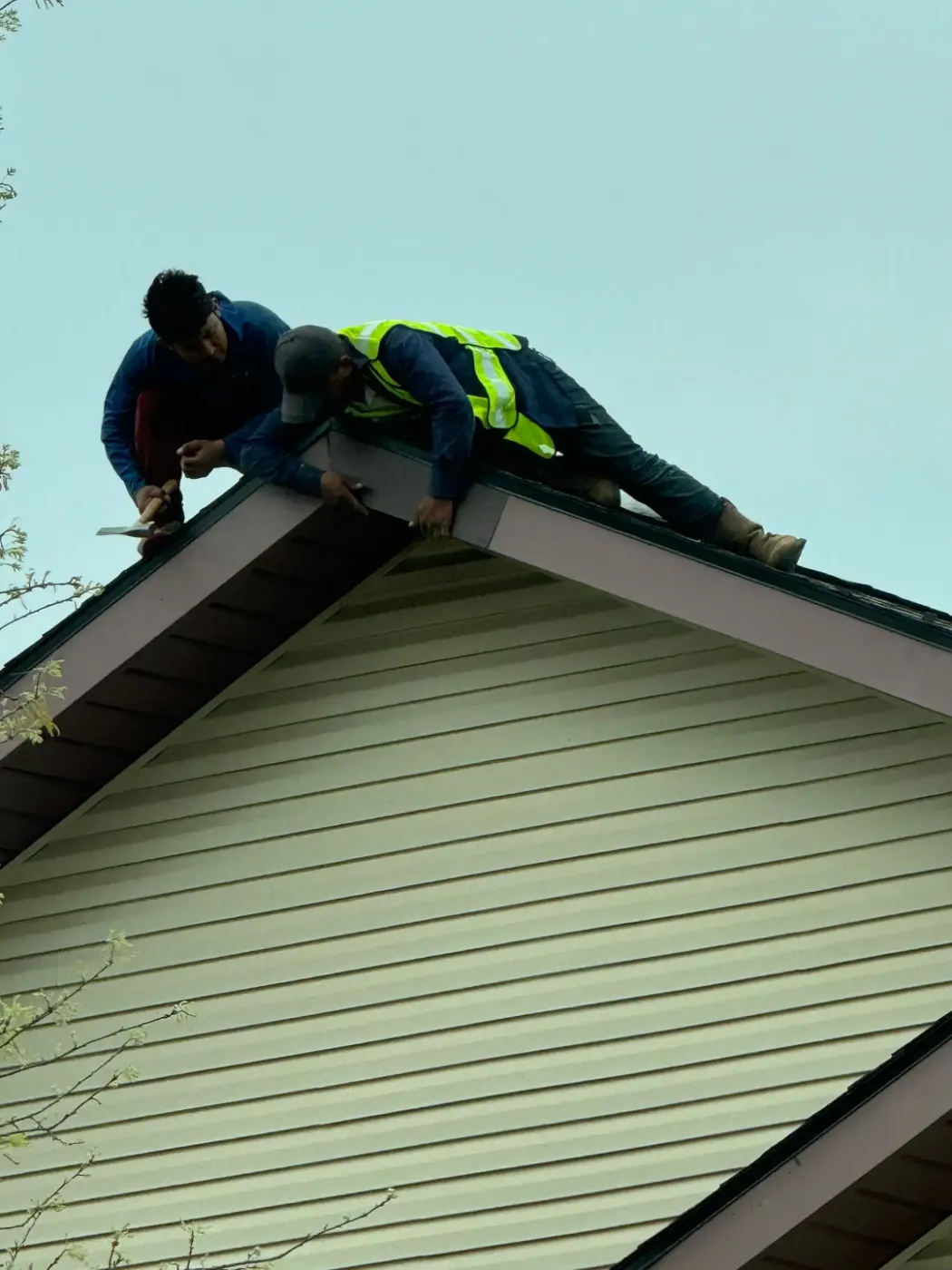 Commercial roof inspection documented in Market East