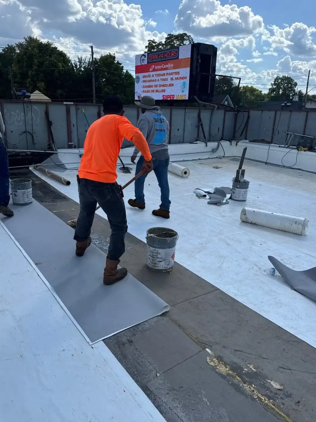 Membrane repair completed in Market East